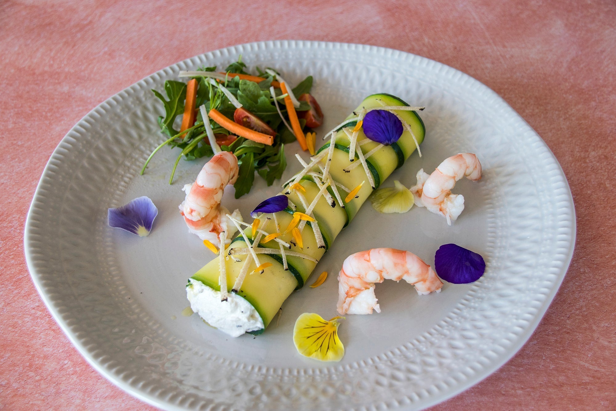 Courgette Cannelloni with Truffled Ricotta and King Prawns | Laumont
 &ndash; LAUMONT UK