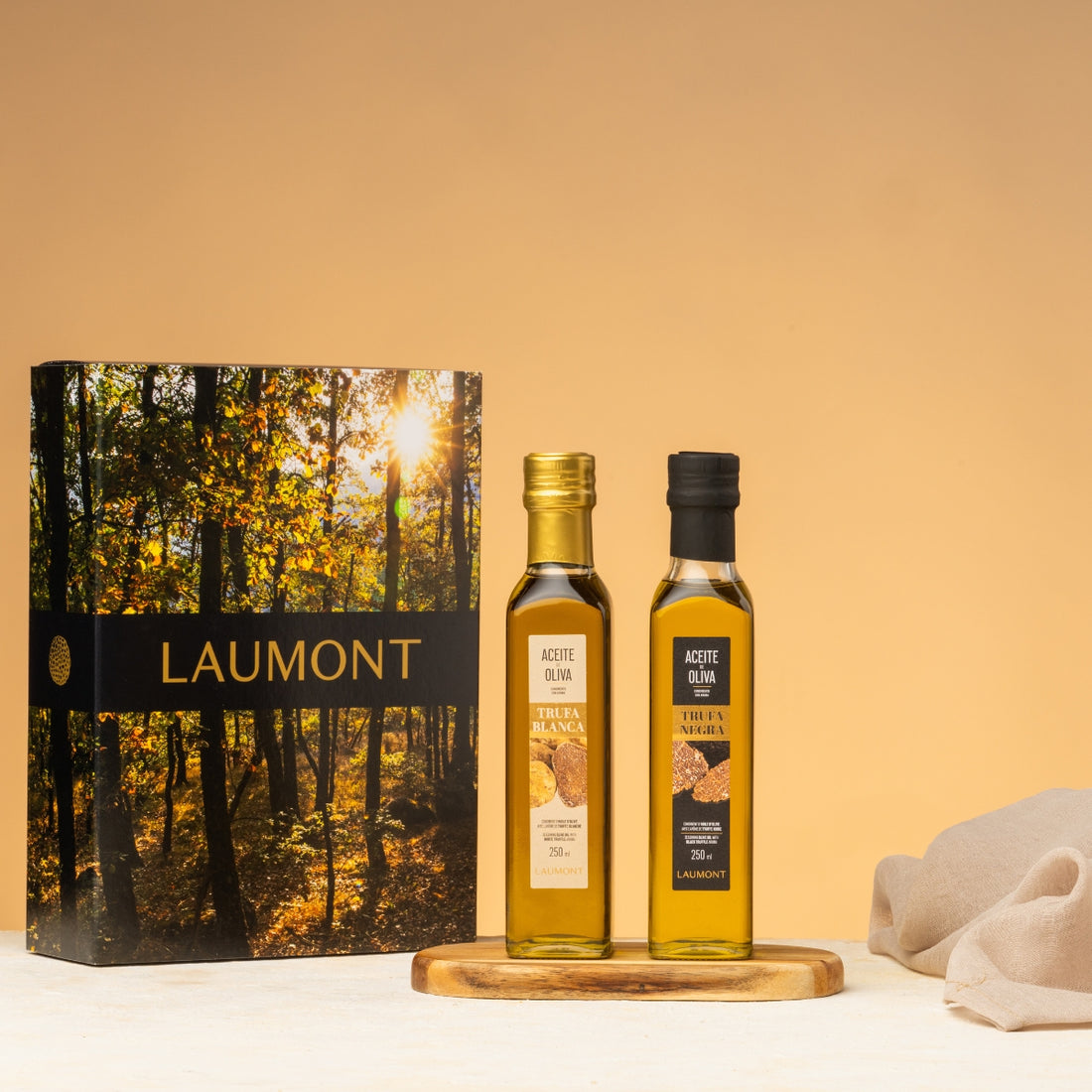 BLACK &amp; WHITE TRUFFLE PACK – White and Black Truffle Oils by Laumont
