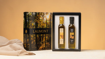 Black truffle oil + white truffle oil